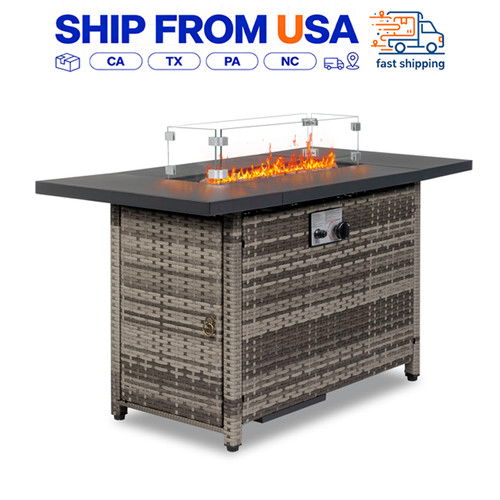 Gas fire pit - pit, with