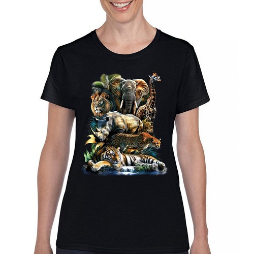 Exotic collage shirt jungle - exotic, t-shirt