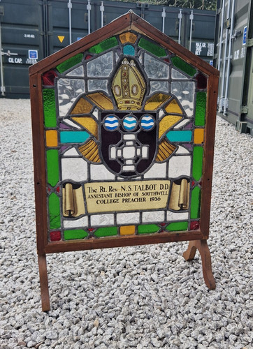 Antique leaded stained glass - antique,