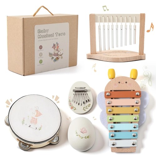 Wooden montessori baby musical - montessori,