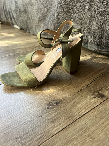Primark khaki strappy high - khaki,