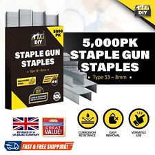 5000 Staples for Staple Gun | 10mm 8mm 14mm Type 53 140 | Heavy Duty Upholstery