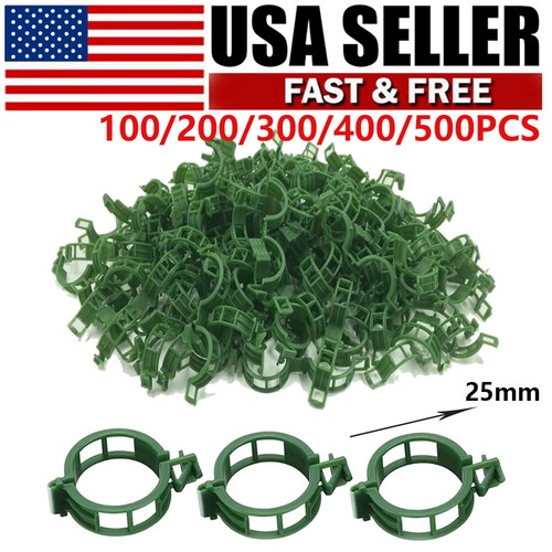Garden plant support - garden, clips