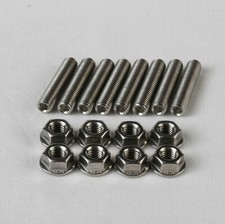  Exhaust Manifold Studs & Flange Nuts  Stainless Steel XR2 XR2i 1.6 1.8 Fiesta