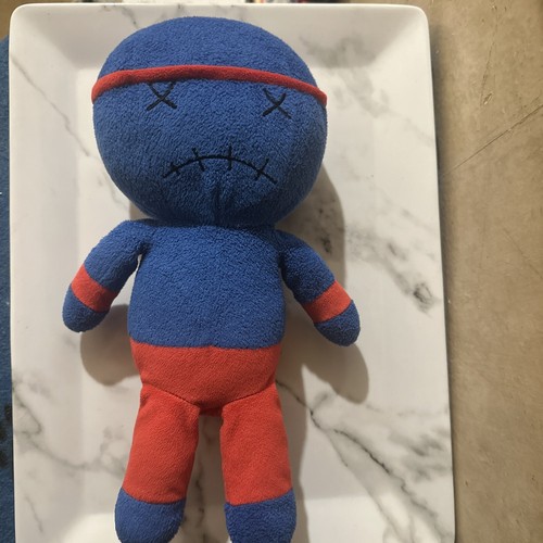 Voodoo doll blue red 12 - doll,