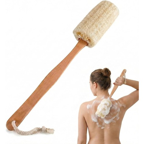 Natural exfoliating loofah - natural,