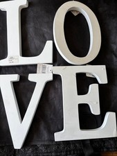 White letters e suitable - o,