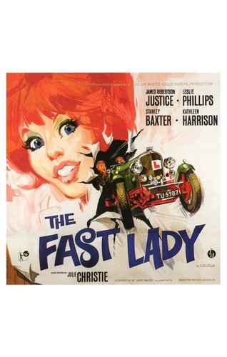 The fast lady - lady, poster