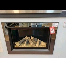 Gas Fire Michael Miller Aleesia Conv Flue gas  hole in the wall /surround new