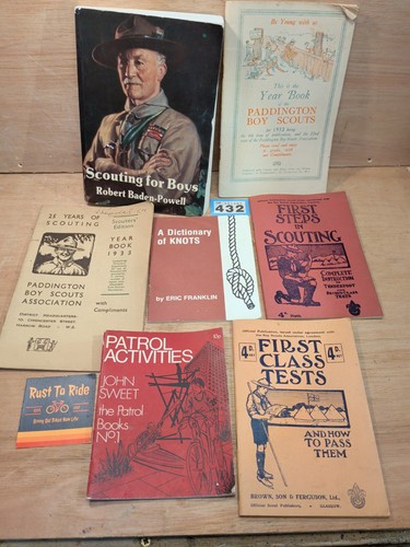 Vintage scouting books - scouting,