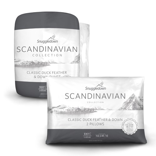 Snuggledown scandinavian duck - scandinavian,