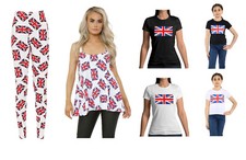 Womens Ladies Girls Union Jack