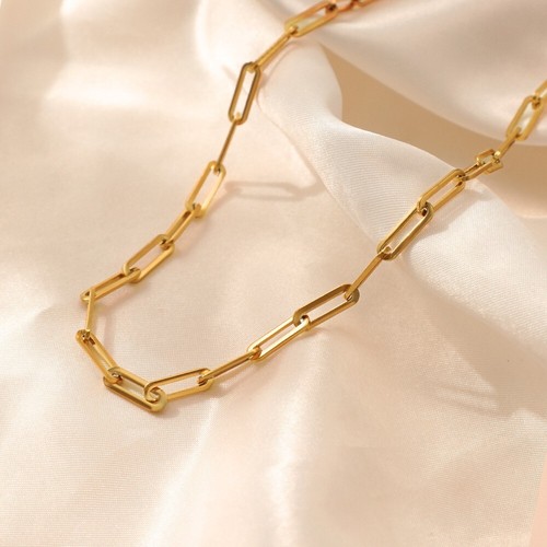 18ct gold plated chunky chain - 18ct,