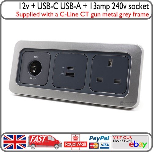 Line usb 12v - c-line, 230v