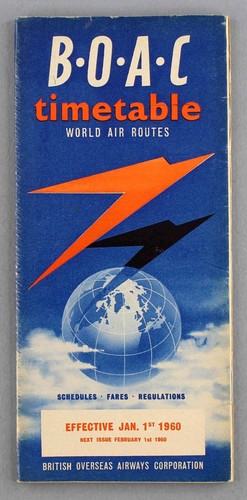 Boac airline timetable january - airline,