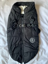 Poseca Dog Cat Pet Cold Weather Protection Cover Coat Vest Jacket Black