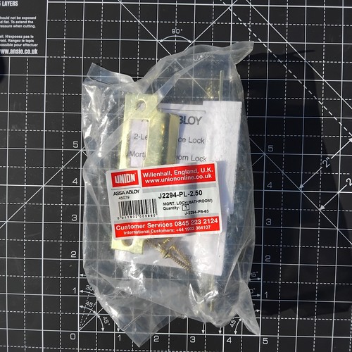 Union levers mortise sash - mortise,
