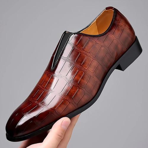 Mens faux leather pointed toe - mens,