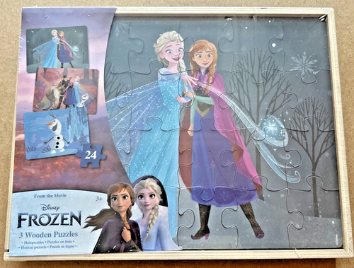 Disney frozen wooden puzzle - disney,