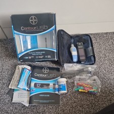 BAYER CONTOUR  USB BLOOD GLUCOSE MONITORING SET EXCELLENT CONDITION  (D1)
