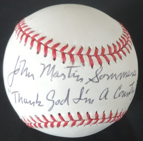 John martin sommers signed - martin,