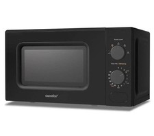 COMFEE' 700W 20L Black Microwave Oven With 5 Cooking Power Levels,CM- M202CC(BK)