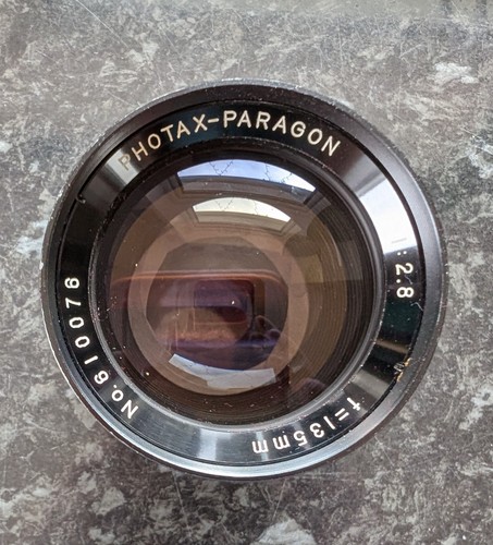 Photax paragon 135mm lens - photax-paragon,