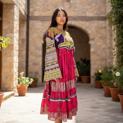 Vintage nomad costume afghan - vintage,