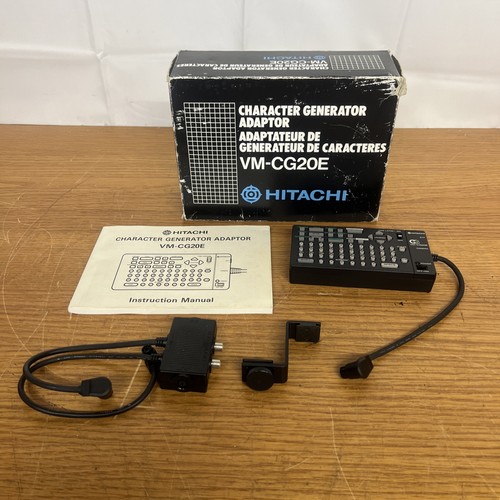 Hitachi cg20e video camera - hitachi,