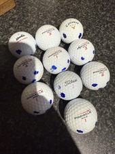 Assortment of 10 Mixed Golf Balls - Pinnacle Gold, Titleist, Callaway, Noodle