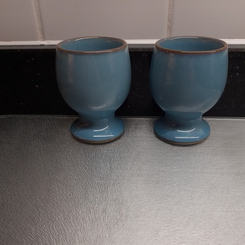 Denby colonial blue egg - blue, cups