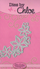 Dies By Chlose Holly & Poinsettia Cutting Die Set for cardmaking, scrapbooking