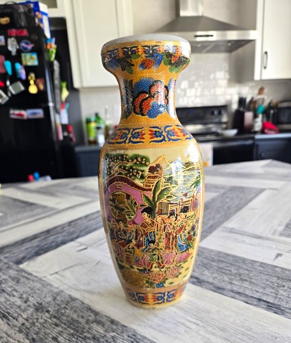 Japanese satsuma vase - japanese,