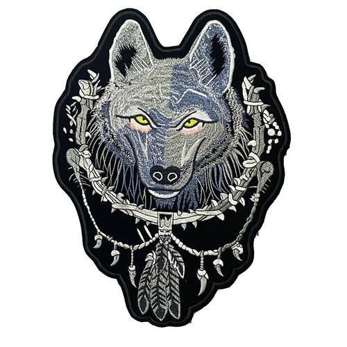 Dream catcher wolf - dream, large