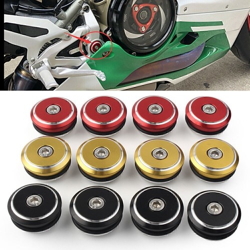 Motorcycle frame plugs - 4x,