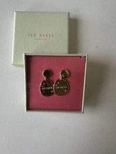 TED BAKER EARRINGS GOLD TONED