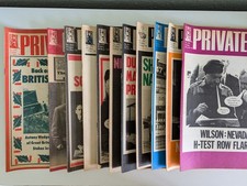 9 Private Eye Magazines