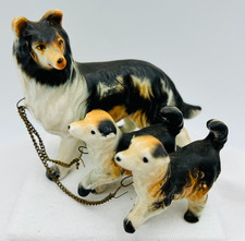 Collie Lassie Dog with 2 Chain