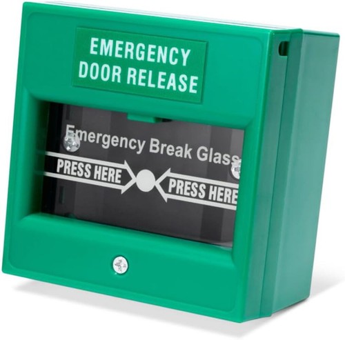 Emergency door release break - release,
