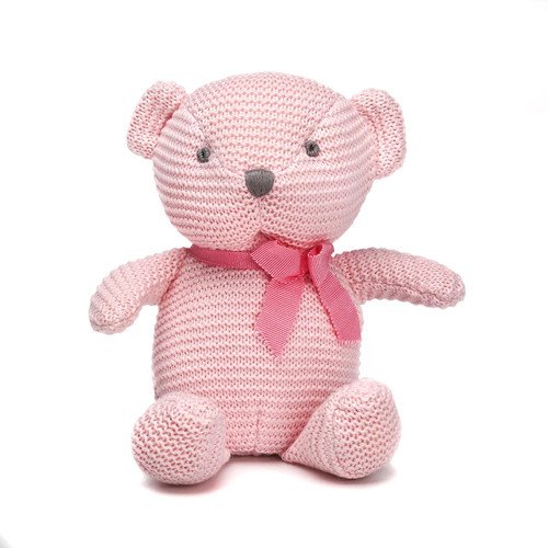 100 organic cotton pink - 100%, teddy