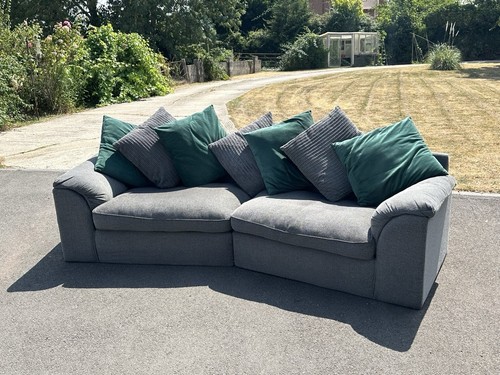 Large curved seater sofa - large,