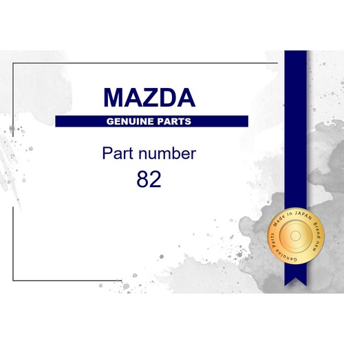Genuine mazda sub set - mazda, front