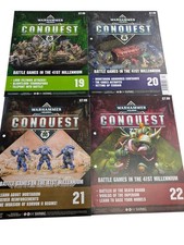 Warhammer 40K Conquest Magazines Issues 19-22 Battle Games Set