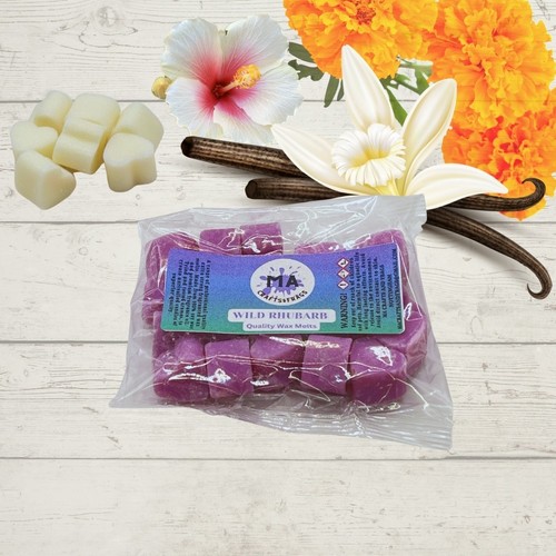 Handmade wild rhubarb wax - handmade,