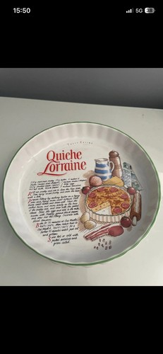 Vintage quiche lorraine - lorraine, recipe