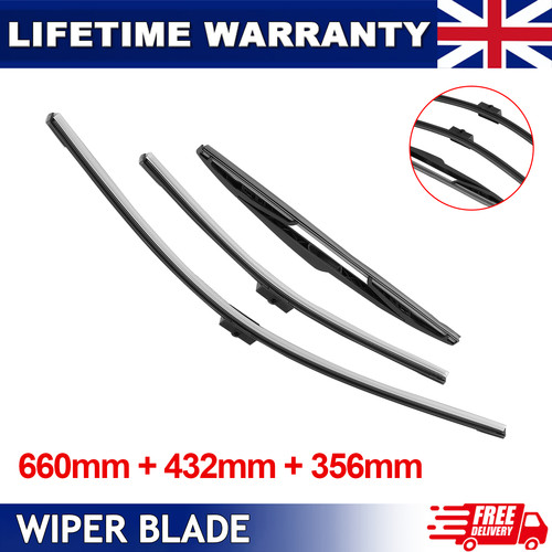 3pcs front rear windscreen - rear,