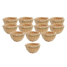 Round bamboo cages - cages, bird