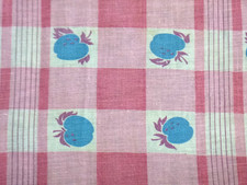 Vtg Feedsack Fabric Full Open