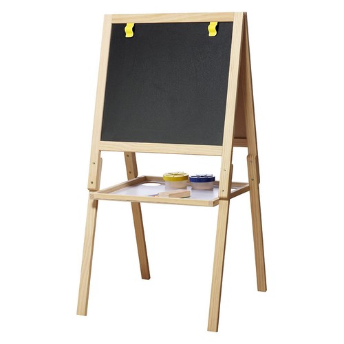 Wooden easel two sided - wooden,