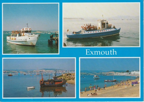 Vintage postcard exmouth - vintage,